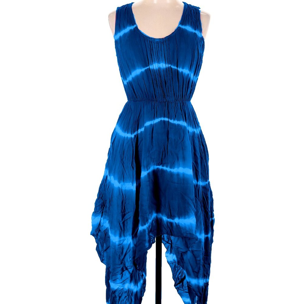 J Gee Tie Dye High Low Sundress Asymmetrical Hem size S
